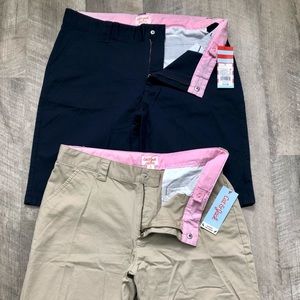 2 Pair Cat and Jack Girls Bermuda Shorts Khaki & Black
